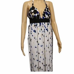 New Alyn Paige Backless Halter Dress sz Medium Empire Style